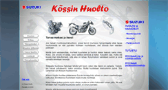 Desktop Screenshot of kossinhuolto.com