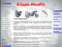 Tablet Screenshot of kossinhuolto.com